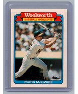 1988 Topps Woolworth Baseball Highlights #15 Mark McGwire Card - £1.08 GBP