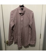 J. Crew Men&#39;s Stretch Wrinkle Free Long Sleeve Tiny Check Shirt Medium 1... - $370.47 MXN