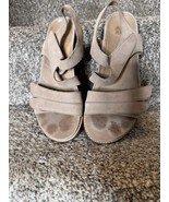 ABEO Zetta Tan Leather Strappy Sandal Size 9N Adjustable Comfort - €23,82 EUR