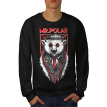 Mr.Polar Bear Fashion Jumper  Men Sweatshirt - £14.93 GBP