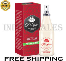 Old Spice After Shave Lotion (Fresh Lime)- 150 ml Refreshes The Men&#39;s Sk... - £19.12 GBP