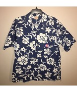 CHICAGO CUBS Barefoot in Paradise Hawaiian Shirt BLUE 100% Cotton Men’s ... - £56.87 GBP