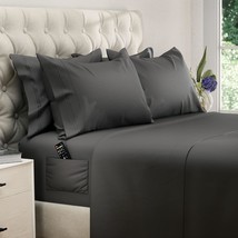 Dreamcare Full Size Sheet Set – 6 Pcs Cooling Bed Sheets – Up To 21” Dee... - $37.98
