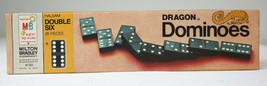VINTAGE 1970 Milton Bradley Halsam Double Six Dragon Dominoes - $29.69