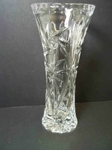 Lenox lead crystal STAR bud or posy vase 6&quot; Czech glass - £8.95 GBP