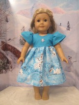 homemade 18&quot; american girl/madame alexanderdisney frozen olaf dress doll... - $16.20