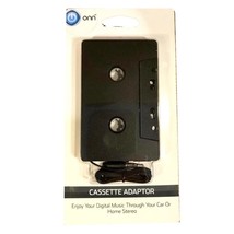 Onn Cassette Adaptor For Digital Music Use At Home or In Car 1 Per Packa... - $92.74 MXN