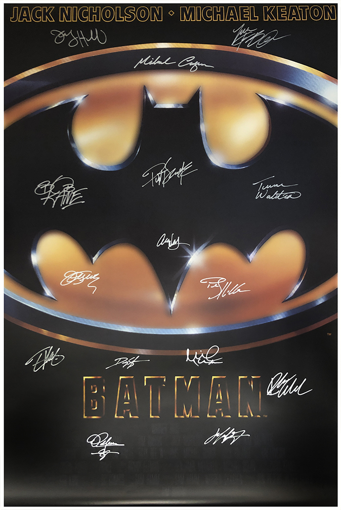 Primary image for BATMAN MOVIE POSTER SIGNED
