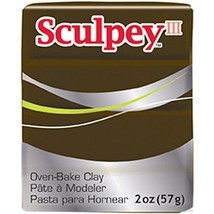 Sculpey III Polymer Clay Suede Brown - £10.78 GBP