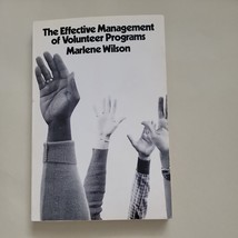 Vintage - Effective Management of Volunteer Program- paperback, Marlene ... - $1.99