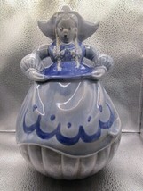 RED WING USA Pottery &quot;Katrina&quot; Blue Ceramic Dutch Girl Cookie Jar - £67.05 GBP