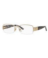 Versace 1175-B Eyeglasses Women&#39;s Semi Rimless Gold Authentic New - $199.95