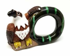 Home For ALL The Holidays Colorful Animal Poly Resin Napkin Ring (Eagle) - $6.50+