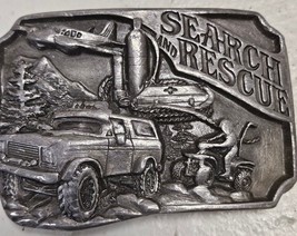 Search And Rescue Fire SAR Emergency Medical ATV Air 1988 Vintage Belt Buckle - £23.08 GBP