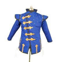 Medieval Protective Armor Gambeson Full Sleeve Cotton Fabric For Jacket ... - £59.84 GBP+