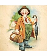 1910s Greeting Postcard Golding It How Ye Be Anyway Humor Ephemera E83C - $28.07 CAD