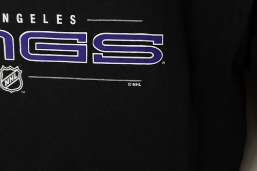 Vintage Reebok Mens Medium Los Angeles Kings Hockey Long Sleeve T-Shirt Black Item image 7
