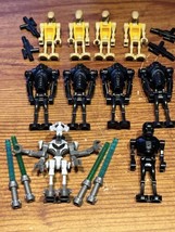 Star Wars Toy Minifigure General Grievous B1 B2 Battle Droid 10 Item Minifig Lot - £19.32 GBP