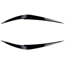 1Pair Car Front Headlights Eyebrow Eyelids Trim Cover For  X1 F48 2015+ Car Stic - £53.01 GBP