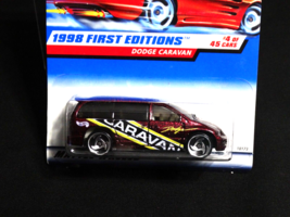 Hot Wheels 1998 First Editions Dodge Carvan 5 Spoke #4 of 40 Cars 1:64 S... - $2.48