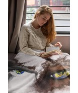 Unique Blanket, Soft Plush Blanket, Cozy Blanket, Free Shipping, Soft Th... - £39.08 GBP+