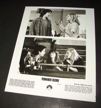 1988 Movie PERMANENT RECORD Press Photo Director MARISA SILVER &amp; KEANU R... - $17.95