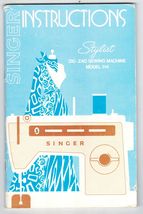 Vintage 1972 Singer Stylist 514 Zig Zag Sewing Machine Instruction Booklet - £10.23 GBP