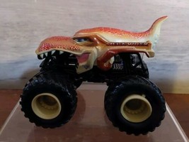 Monster Jam Mega Wrex Monster Truck Dinosaur T-rex Die-cast 1:64 Hot Wheels - $55.91