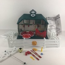 Grand Champions Jumping Academy Playset Fence Stable Toy Vintage 1996 Em... - $79.15