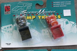 HO Scale Life-Like Scene Master #1654 1950&#39;s 2 American Dump Trucks NOC - £11.47 GBP