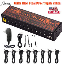 Guitar Effect Pedal Board Power Supply Station 10 Isolated Dc Outputs 9V... - £47.03 GBP