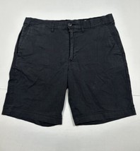 Goodfellow Linden Tech Dark Blue Chino Shorts Men Size 34 (Measure 32x9) - $11.59