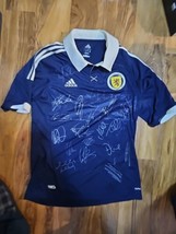 Scottish National team football players signatures on t shirt - £156.45 GBP