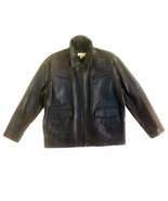 M9019V COLEBROOK &amp; CO, Vintage, Men Zip up, Real Leather 3/4 Length Coat... - £157.22 GBP