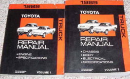 1989 Toyota TRUCK PICK UP Service Shop Workshop Repair Manual Set NEW - £177.21 GBP