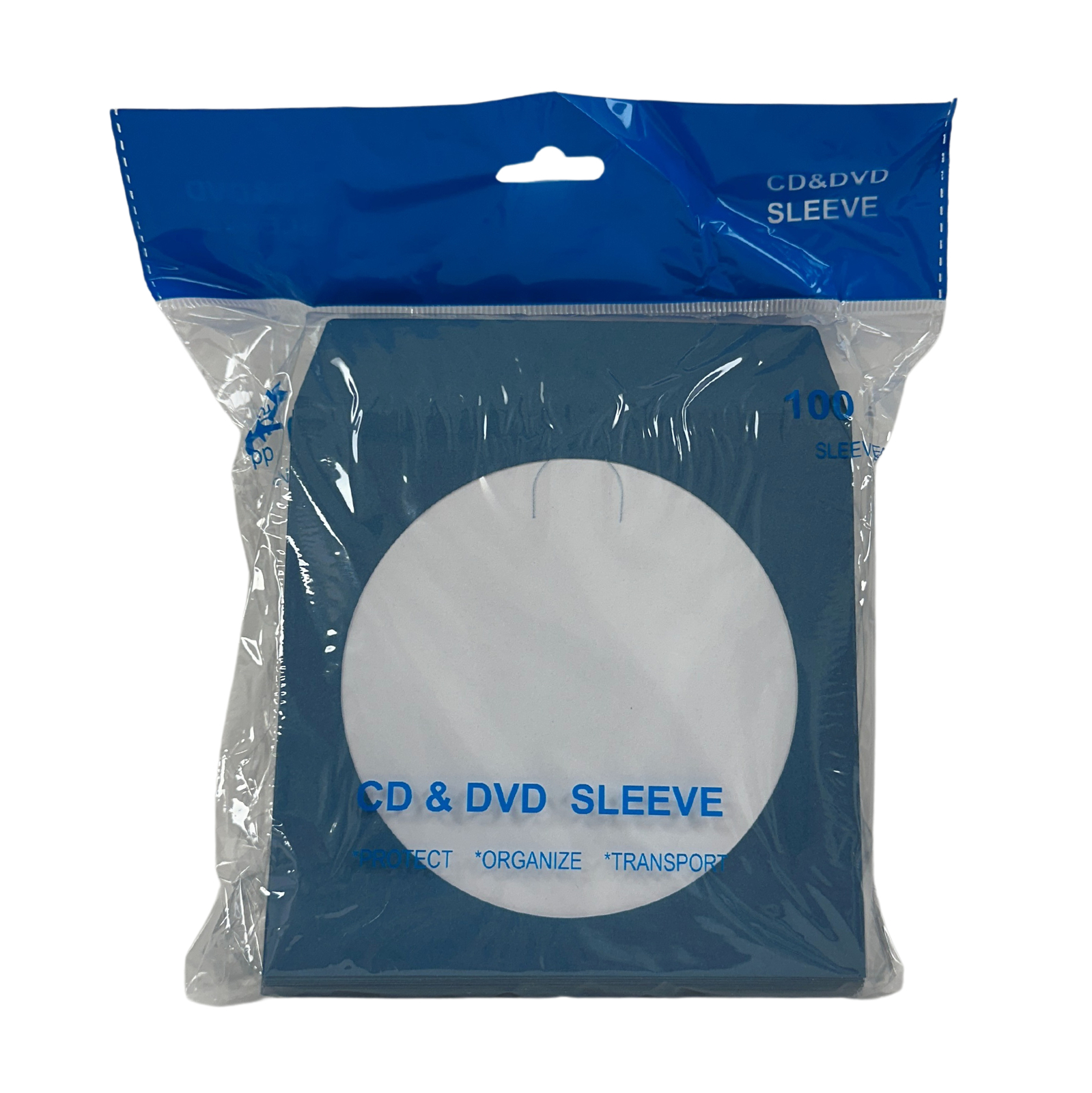 Blue Color Paper CD Sleeves with Window &amp; Flap - $11.74+