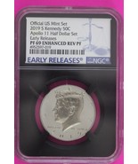 2019 S PF 69 Reverse Proof John Kennedy Clad Half Dollar NGC Apollo 11 64 - $82.04 CAD