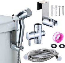 Toilet Bidet Sprayer With Adjustable Water Pressure,, And Feminine Wash. - $39.48