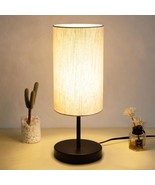 Small Table Lamp, Bedside Table Lamp For Bedroom, Lamp For Nightstand Wi... - $767.84 MXN
