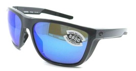 Costa Del Mar Sunglasses Ferg 59-16-125 Shiny Gray / Blue Mirror 580G Glass - £121.42 GBP