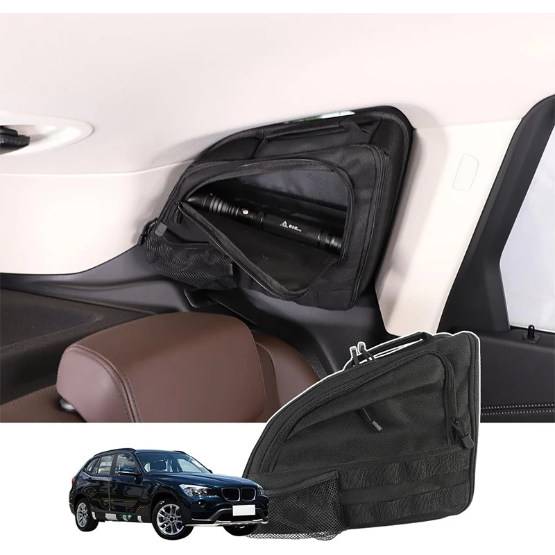 Car Trunk Window Side Storage Bag Large Capacity Multi-Pockets Cargo Bag... - $117.99