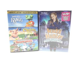 Rango/Charlotte&#39;s Web/Barnyard 3-Movie Collection + Roxy Hunter DVD New &amp; Sealed - £9.64 GBP