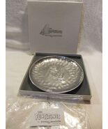 Flintstones 1994 Reed &amp; Barton Children&#39;s 7&quot; Metal Plate Fred &amp; Pebbles - $164.17 MXN