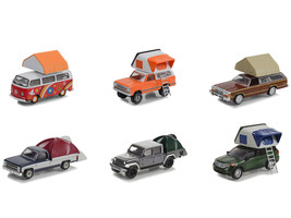 The Great Outdoors Set of 6 Pcs Series 2 1/64 Diecast Cars Greenlight - £50.71 GBP