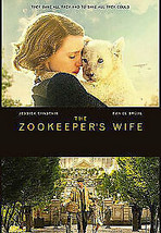 The Zookeeper&#39;s Wife DVD (2017) Jessica Chastain, Caro (DIR) Cert 12 Pre-Owned R - £13.96 GBP
