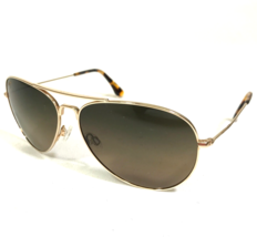 Maui Jim Sunglasses Mavericks MJ-264-16 Gold Wire Aviators with Brown Lenses - £224.04 GBP