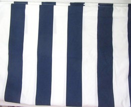 Pottery Barn Classic Wide Stripe Navy Nautical Twin Duvet Cover - £56.89 GBP