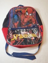 Spiderman Backpack - By Marvel - Canvas with Black shoulder straps -16in... - $10.88