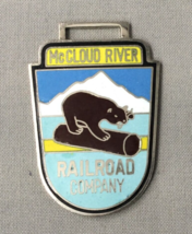 McCloud River Railroad Company Pocket Watch Fob Classic Issue Bear Log R... - $23.19