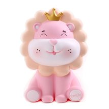 Cartoon Lion Money Saving Box Coin Bank Penny Storage Jar Box Save Cans Money Ba - £18.53 GBP